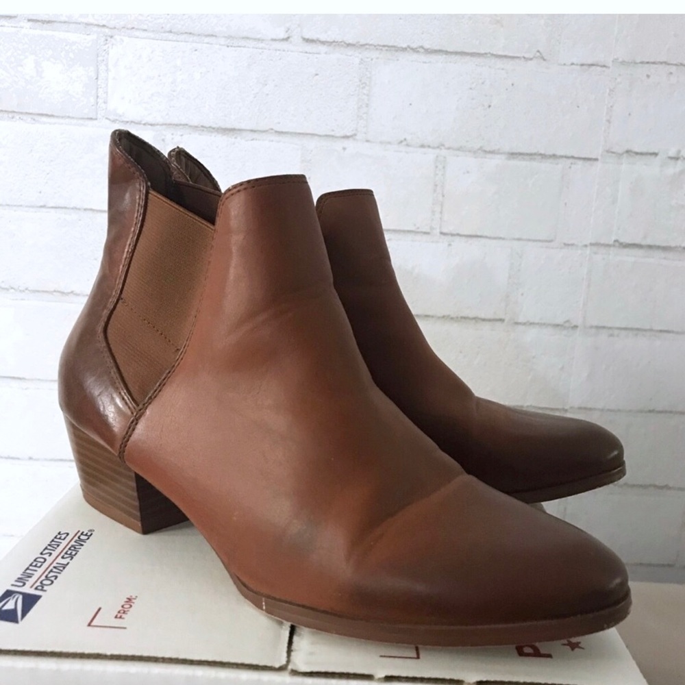 Saddle Ankle Booties - size 7